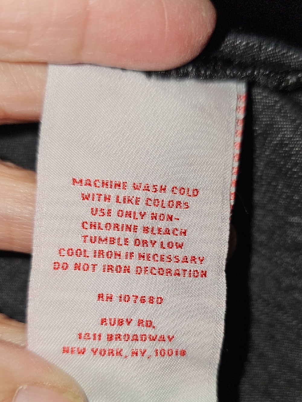 Ruby Rd. Black Denim Jacket - Picture 11 of 11